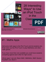 28 Interesting Ways To Use An Ipod Touch in The Classroom