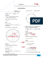 Ecuaciones de circunferencias