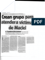 Público - Crean grupo para atender a víctimas de Maciel. 01/Feb/2011