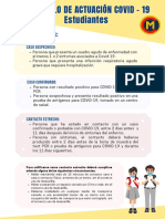 Protocolo de Actuación Covid 19 - Estudiantes