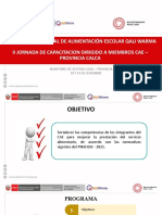 Ppt_ii Jornada de Capacitacion_miembros Cae_provincia Calca - Nivel Primaria