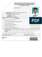 Exam Form Application of Candidate For