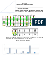 Estadística - Administración II Práctica Calificada Cuadros de Distribución Frecuencias Gráficos Barras