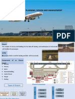 Airport, Planning, Design and Management: Submitted By, Shriya Kumari SAP/NA/TP/702