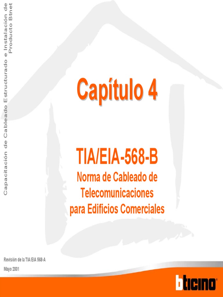 Norma Ansi Eia Tia 568 | PDF | Estándares de red | Componentes eléctricos