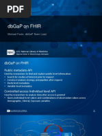 Dbgap On Fhir: Michael Feolo-Dbgap Team Lead