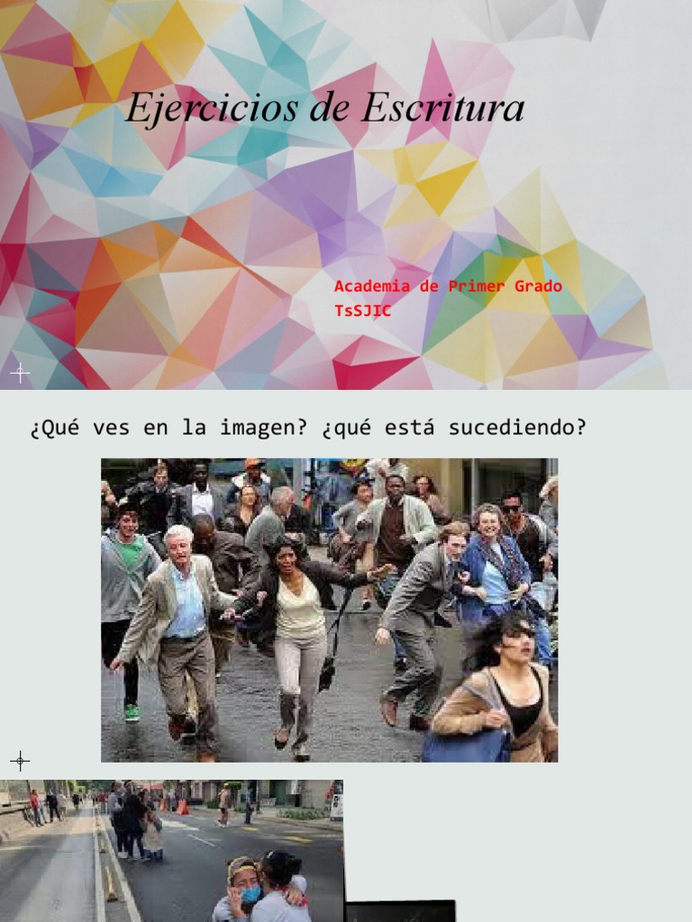 Ejercicios de Escritura | PDF