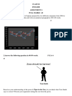 2009 Is Provided. Interpret The Data and Write An Analytical Paragraph in 100-120 Words. 5