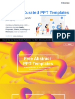 Abstract Gradients Waves PowerPoint Templates
