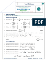 Practica 2do Parcial Algebra MAT 100