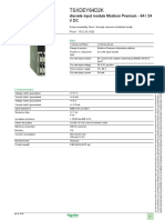 Product data sheet for 64-input discrete module (TSXDEY64D2K