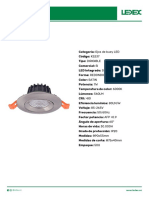 E-Al1. Alumbrado Led Ojo Buey Dirigible, 7W-120V