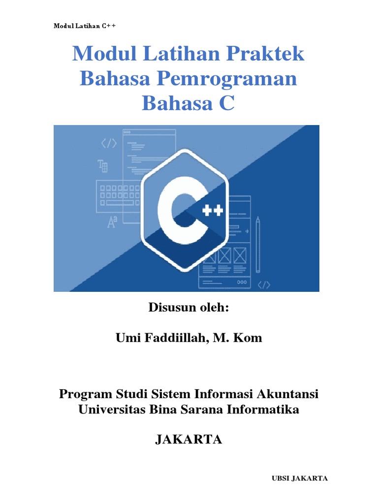 Latihan Pemrograman Bahasa C++ | PDF