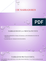 5 Tipos de Narradores