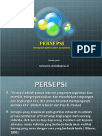 Persepsi & Aplikasi