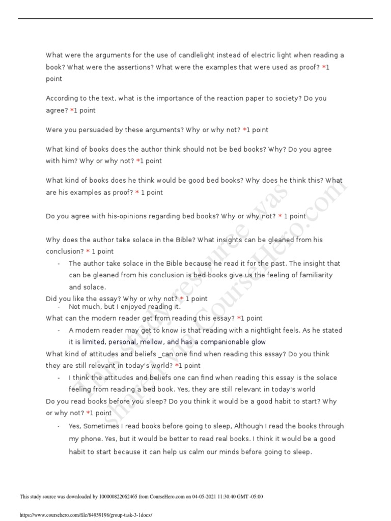 Group Task 3 1 | PDF | Cognition