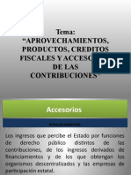 Accesorios de Las Contribuciones