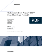 The Personal Software Process (PSP) Body of Knowledge, Version 2.0