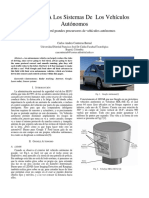 Sistemas de detección y control en vehículos autónomos