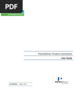 Perkinelmer Product Activation: User Guide