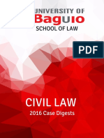 Civil Law 2016 Case Digests