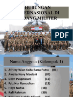 HUBUNGAN INTERNASIONAL DI BIDANG MILITER