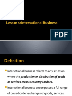 Lesson 1-International Business-1