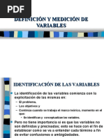 Operacionalización de Variables