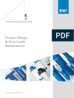 Product Range & Price Guide: Effective From January 2012