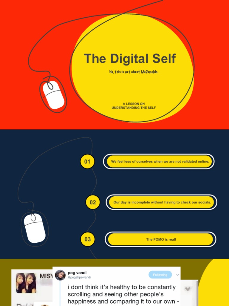 Slides The Digital Self PDF Human Nature Communication