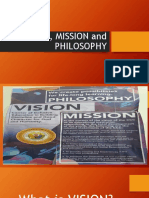 Vision, Mission and Philosophy-1
