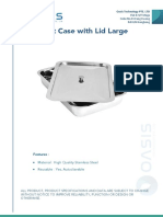 Brosur Instrument Case With Lid Large