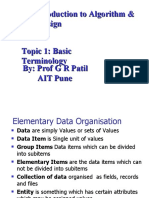 UNIT I:Introduction To Algorithm & Program Design