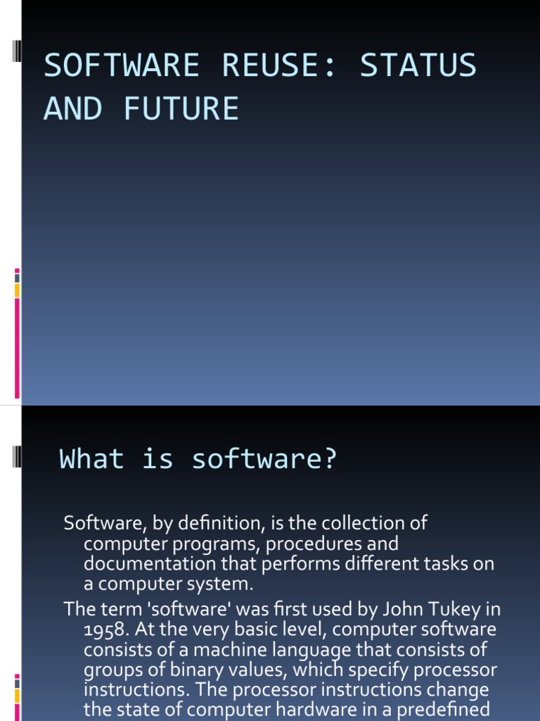 Software Reuse: Concepts and Benefits | PDF | Software | Product Lifecycle
