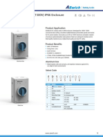 Aswich Electrical: EDS6EL DC Isolator IP66 Enclosure (1500V 50A)