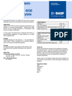 Disponil AFX 4030 Alcohol Ethoxylate: Technical Bulletin