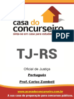 Apostila TJ Rs Oficial de Justica Portugues Carlos Zambeli