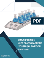 Multi Position Hot Plate Magnetic Stirrer LMMS 