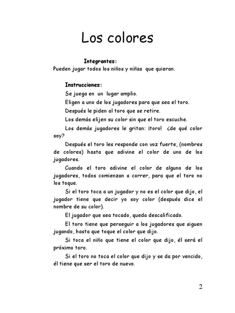 Featured image of post Instructivos De Juegos De Patio Con Verbos En Infinitivo El infinitivo es entonces la forma gramatical que le da nombre al verbo y todos los infinitivos en espa ol se ubican de acuerdo a su