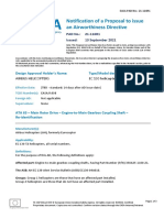 Notification of A Proposal To Issue An Airworthiness Directive