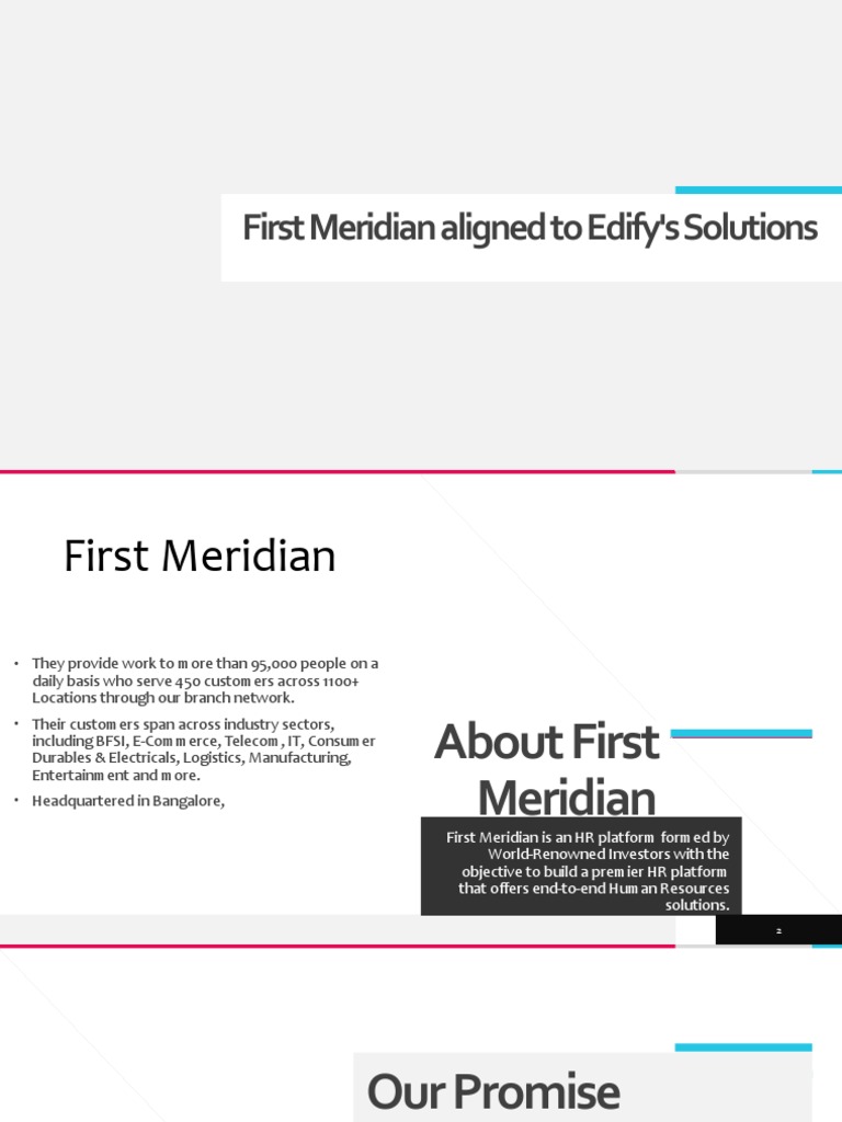 First Meridian HR Solutions Overview | PDF