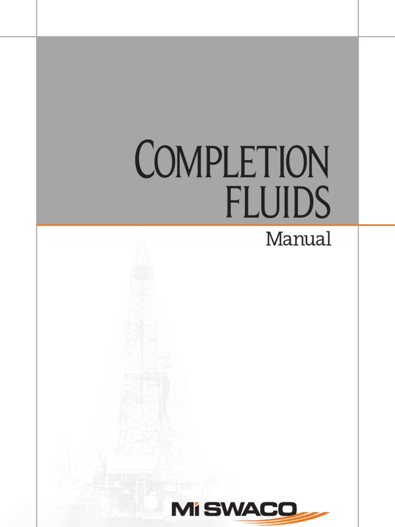 Completion Fluids Manual | PDF | Sodium Chloride | Crystallization
