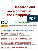 Space Research and Development in The Philippines: Dr. Rogel Mari Sese