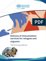 Delivery of Immunization Services For Refugees and Migrants: Technical Guidance