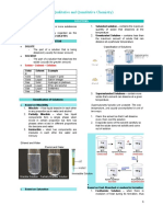 Analytical Chemistry (Qualitative and Quantitative Chemistry)