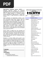 HDMI (High-Definition Multimedia Interface)