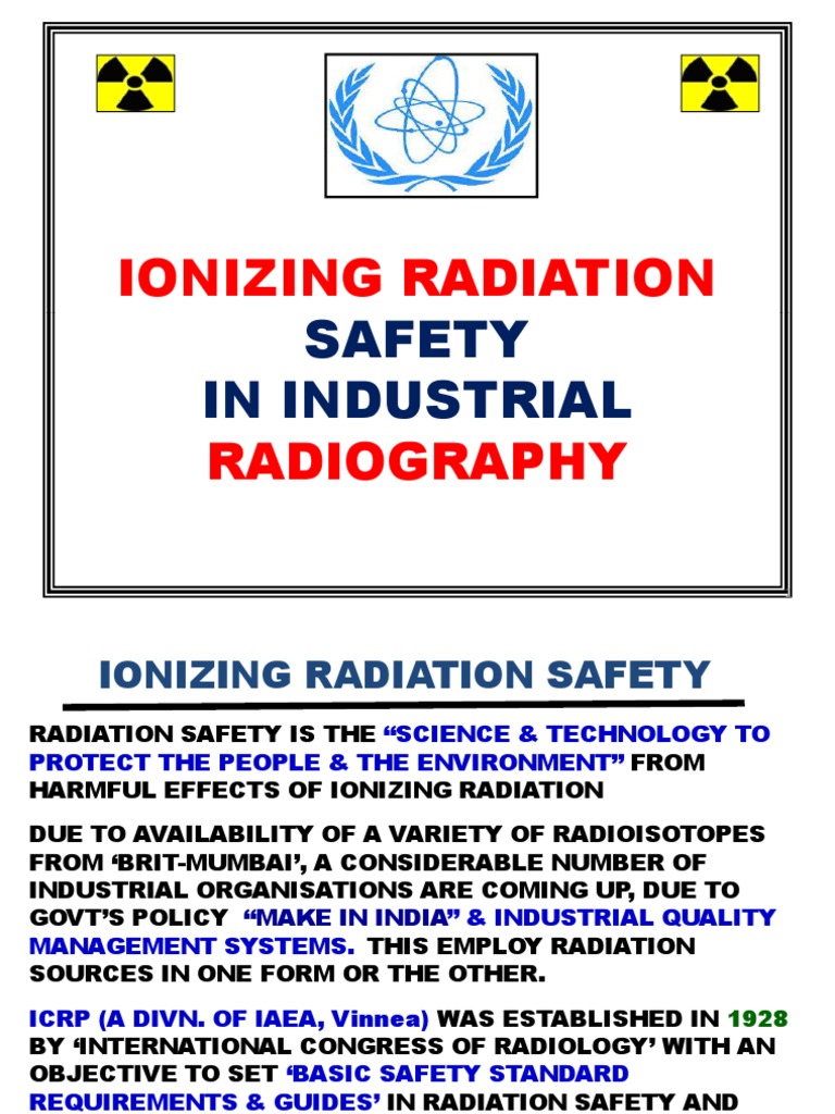 Industrial Radiography Radiation Safety | PDF | Radioactive Decay ...