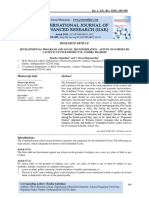 Developmental Programs and Social Transformation - Astudy On Scheduled Castes in Guntur District of Andhra Pradesh