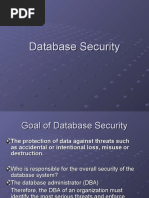 Database Security