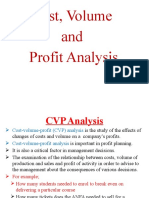 Chapter CVP Analysis